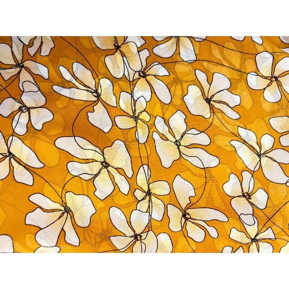 CABI Thrive Chiffon Butterscotch Top Small - Picture 7 of 7